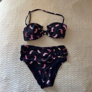 PINK Victoria's Secret Navy and Pink Bikini